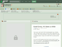 Tablet Screenshot of kedralynn.deviantart.com