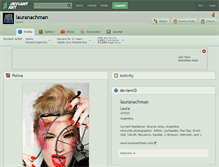Tablet Screenshot of lauranachman.deviantart.com