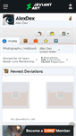 Mobile Screenshot of alexdex.deviantart.com