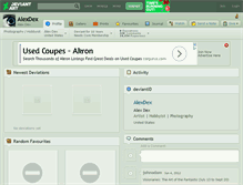 Tablet Screenshot of alexdex.deviantart.com