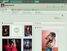 Tablet Screenshot of hana-chan18.deviantart.com
