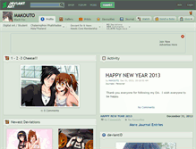 Tablet Screenshot of makouto.deviantart.com