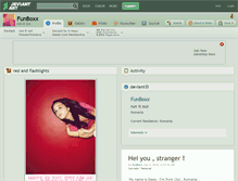 Tablet Screenshot of funboxx.deviantart.com