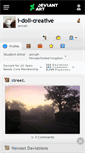 Mobile Screenshot of i-doll-creative.deviantart.com