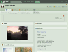 Tablet Screenshot of i-doll-creative.deviantart.com