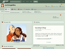 Tablet Screenshot of courtneygodbey.deviantart.com