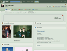 Tablet Screenshot of coinmanmat.deviantart.com
