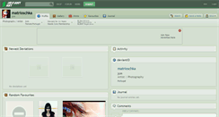 Desktop Screenshot of matrioschka.deviantart.com
