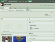 Tablet Screenshot of matrioschka.deviantart.com