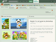 Tablet Screenshot of mrbumbz.deviantart.com