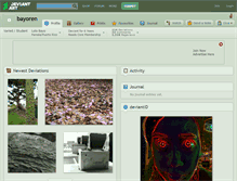 Tablet Screenshot of bayoren.deviantart.com