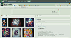 Desktop Screenshot of karma-pudding.deviantart.com