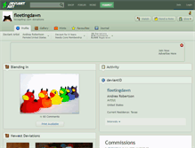 Tablet Screenshot of fleetingdawn.deviantart.com