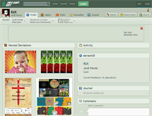 Tablet Screenshot of ksx.deviantart.com