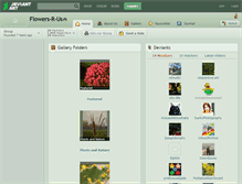 Tablet Screenshot of flowers-r-us.deviantart.com