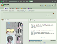 Tablet Screenshot of meioma.deviantart.com