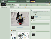 Tablet Screenshot of love-luxray.deviantart.com