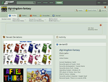 Tablet Screenshot of digi-kingdom-fantasy.deviantart.com