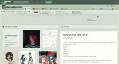 Desktop Screenshot of bunnysbigcookie.deviantart.com