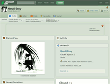 Tablet Screenshot of nerull-envy.deviantart.com