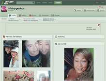 Tablet Screenshot of lullaby-gardens.deviantart.com