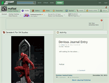 Tablet Screenshot of mufizal.deviantart.com