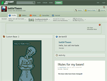 Tablet Screenshot of battletbases.deviantart.com