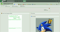 Desktop Screenshot of matildathemoonwolf.deviantart.com