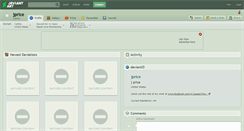 Desktop Screenshot of jprice.deviantart.com