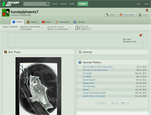 Tablet Screenshot of kurokajiphoenix7.deviantart.com