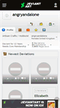 Mobile Screenshot of angryandalone.deviantart.com