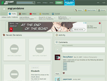 Tablet Screenshot of angryandalone.deviantart.com