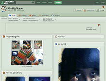 Tablet Screenshot of kimheegrace.deviantart.com