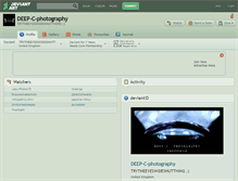 Tablet Screenshot of deep-c-photography.deviantart.com