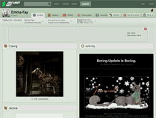 Tablet Screenshot of emma-fay.deviantart.com