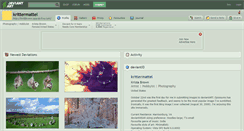Desktop Screenshot of krittermattel.deviantart.com