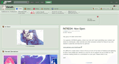 Desktop Screenshot of elenath.deviantart.com