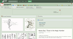 Desktop Screenshot of momosportif.deviantart.com