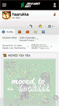 Mobile Screenshot of haarukka.deviantart.com