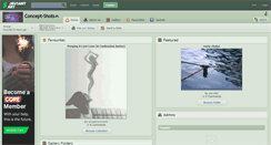 Desktop Screenshot of concept-shots.deviantart.com