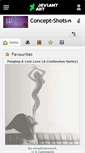Mobile Screenshot of concept-shots.deviantart.com