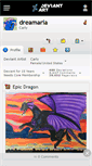 Mobile Screenshot of dreamaria.deviantart.com