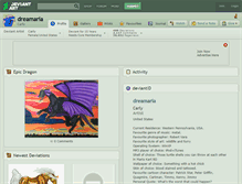Tablet Screenshot of dreamaria.deviantart.com