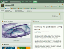 Tablet Screenshot of codelyoko200.deviantart.com