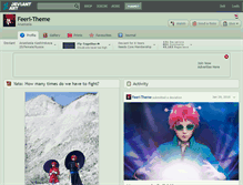 Tablet Screenshot of feeri-theme.deviantart.com