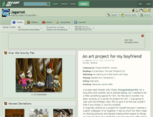 Tablet Screenshot of jagarnot.deviantart.com