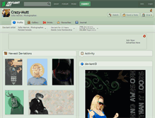 Tablet Screenshot of crazy-mutt.deviantart.com