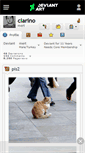 Mobile Screenshot of clarino.deviantart.com