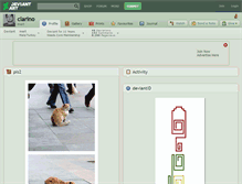 Tablet Screenshot of clarino.deviantart.com
