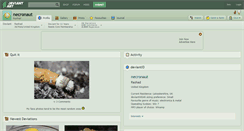 Desktop Screenshot of necronaut.deviantart.com